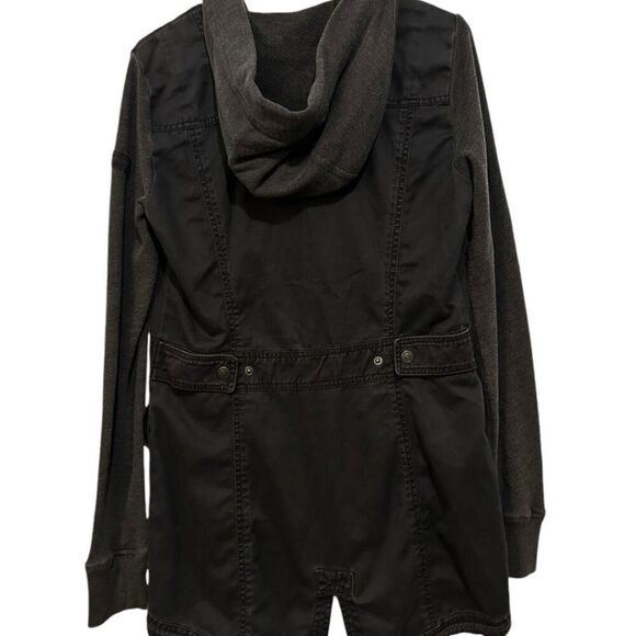 Abercrombie Spacedye Gray Black Contrast Utility military Size M - Picture 10 of 14